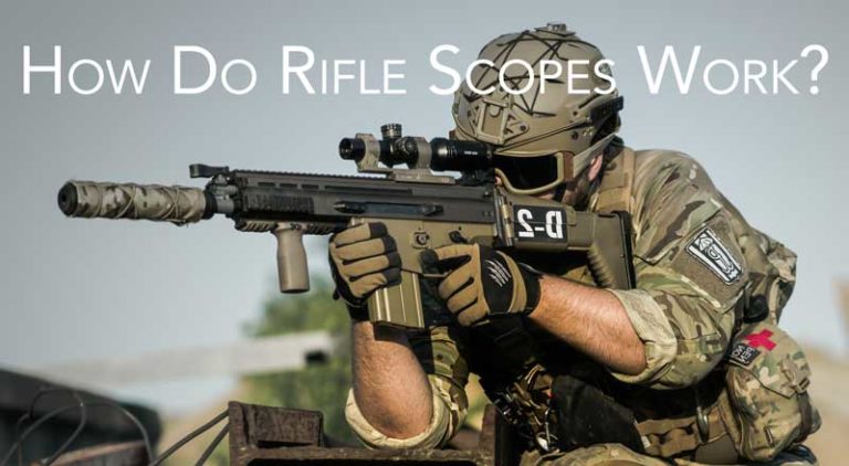 how do rifle scopes work